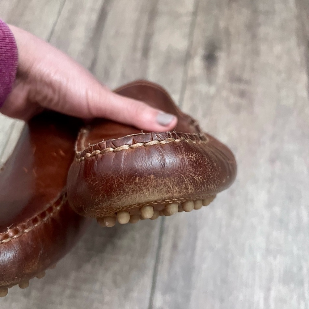 SPERRY gold cup meridian Brown Leather Slip-On Loafers /Moccasin Stitching 9.5 - Picture 7 of 7